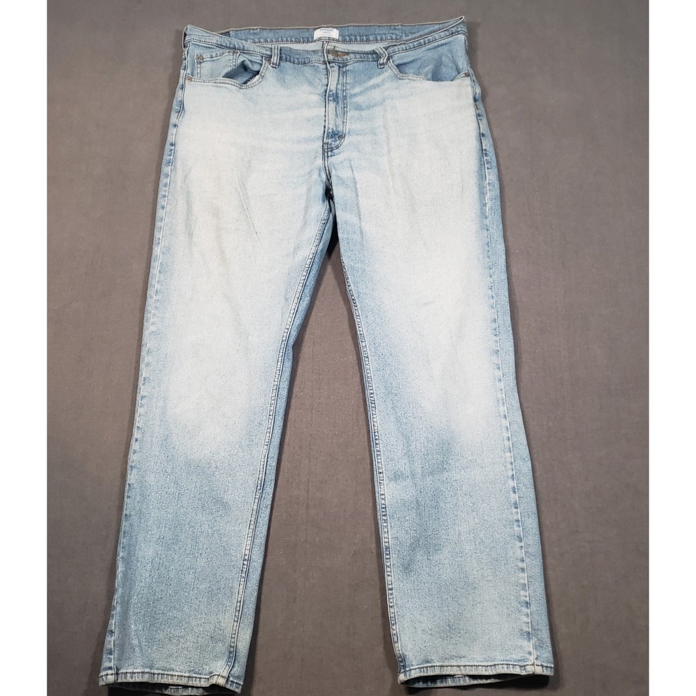 Denizen from Levi's 285 Relaxed Fit Jeans Mens 40x32 Light Wash Blue Denim